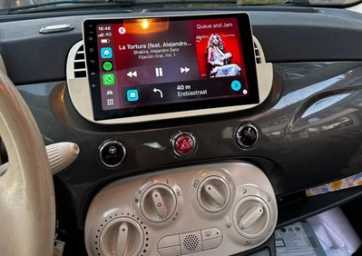 Navigatore Fiat 500 Abarth 595 500c Android 14 Wi-Fi 5G QLED CarPlay RDS DSP GPS - Immagine 1 di 4