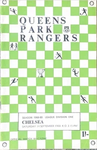 Queens Park Rangers V Chelsea - 1968/69 Division 1 - 14th September 1968 - Picture 1 of 1