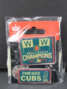 WinCraft Chicago Cubs 2016 World Series Champions Collector Dangle Pin Set - Picture 1 of 2