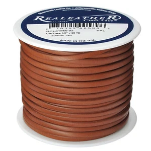 Kalbsleder Spitzensattel hellbraun 1/8" x 50 Yds von Echtleder RCL01850-03 - Bild 1 von 2