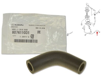 Oil Cooler Water Hose Pipe 807611031 for Subaru Forester Impreza Legacy Outback - Image 1 of 4