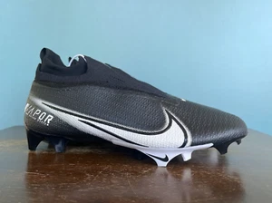 Nike Vapor Edge 360 Elite Flyknit Black Football Cleats Men's Size 13 CV6282-009 - Picture 1 of 12