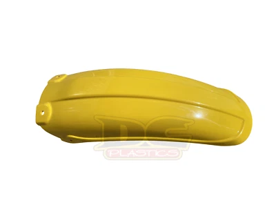 1977 1978 1979 Yamaha YZ 250 400 Rear Fender Mud Guard Injection Molded Yellow - Image 1 of 4