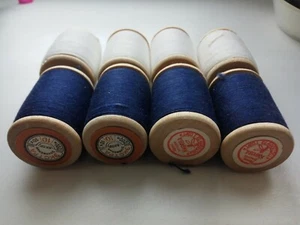 Lot vintage Soviet sewing thread 6, 8, 10 pcs 200m USSR Kirov plant - Picture 1 of 43