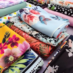 Jersey Fabric Remnants Bargain Bundle 3 single metre pieces with Free Delivery - Picture 1 of 9
