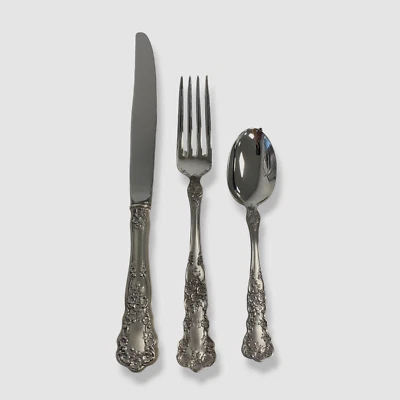 $1010 Gorham Buttercup Plata de Ley 3 piezas Ajuste de Lugar Foto 1 de 4