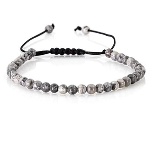 Makramee Armband Bracelet Perlenarmband 4mm Perlen Multi Color Damen Herren - Bild 1 von 20