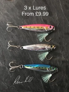 Casting Jig and Spinner 20g 60g Bass Pollack Mackerel Pike Fishing Lure - Picture 1 of 12