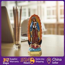 Resin Mexican Virgin Figurine Handicrafts Virgin Mary Sculpture for Office Study