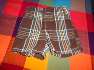 12 months Plaid boys shorts 100% Cotton, Circo Multi-Color - Picture 1 of 1