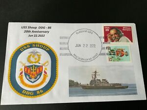USA  USS  Shoup  DDG - 86  20th Anniversary  siehe Bild