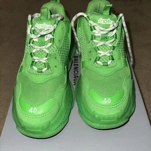Größe 7 - Balenciaga Triple S Sneaker transparente Sohle - grün - Bild 1 von 10