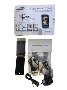 Samsung Tocco F480 Vodafone Vintage Mobile Phone - Ice Silver. BOXED. FULL SET - Picture 1 of 18
