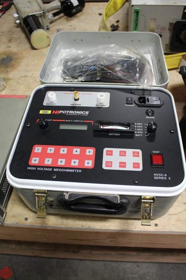 MEGOHMÍMETRO ALTO VOLTAJE HIPOTRONICS HV5C-A SERIE 2 Foto 1 de 1