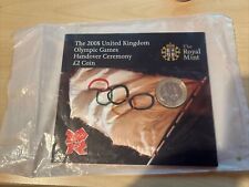 Great Britain 2008 BU £2 Coin Pack Olympic Beijing Handover, Sealed (18974)
