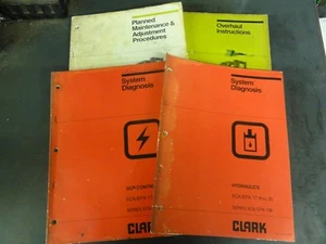 Manual de mantenimiento de revisión Clark ForkLift ECA EPA 17 a 30 Series ECA EPA 138 - Imagen 1 de 9