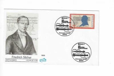 GERMANY 1989 FDC Birthday Friedrich Silcher - Image 1 of 2