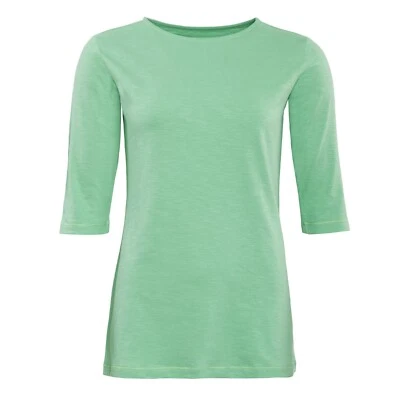 Living Crafts Damen T Shirt Chlopea Streifen und uni  100% Baumwolle bio  neu - Bild 1 von 4