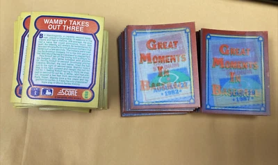 1988 Score Baseball Pack Insert Do You Remember When your choice, please select - Image 1 of 4