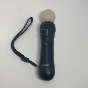 Sony PlayStation 3 Move Motion Controller Black Sony PS3 Tested Working - Picture 1 of 4