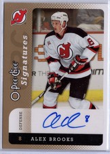 2007-08 O-Pee-Chee Signatures #SBR Alex Brooks *S3514