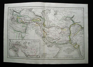 1847cFROM DELAMARCHE ATLAS:CONQUISTE DI ALESSANDRO IL GRANDE,ASIA MINORE,ETNA - Imagen 1 de 1