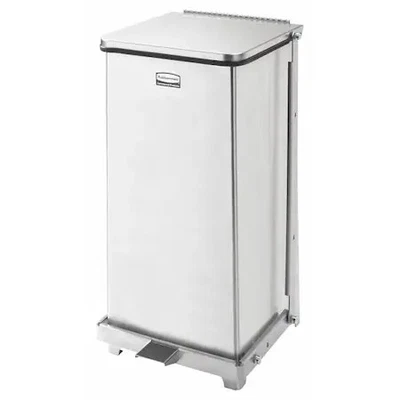 Lata cuadrada Rubbermaid Commercial Fgst12sspl Defender 6-1/2 galones, Foto 1 de 4