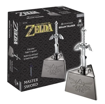 Legend Of Zelda Master Sword Bepuzzled Level 6 Hanayama Cast Puzzle Brainteaser - Image 1 of 4
