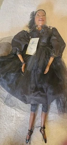 Muñeca Papá Piernas Largas Margo 22" 1993 Negra Serie Americana Por Karen Alemania - Imagen 1 de 10