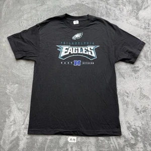 Philadelphia Eagles Herren Large schwarz NFL Football T-Shirt Baumwolle Alstyle Etikett - Bild 1 von 7