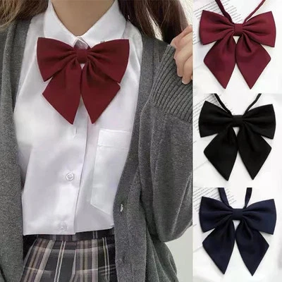 School Bow Tie for Girls Uniform Wear Handmade Rope Neckwear Japanese Shirt Use - Image 1 of 4