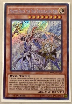 YuGiOh! Master Peace, the True Dracoslaying King (1st Edition) | MACR-EN024 NM - Image 1 of 2