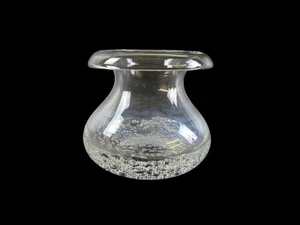 Vaso design vetro Mid Century - fungo bolla fondo Baubles - 12 cm - massiccio pesante - Foto 1 di 5