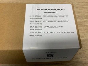 Dell 0VYRJF 0R7C8J PowerEdge R340, R630, R640, R6415 1U SLIDING RAIL KIT 08N0JT - Picture 1 of 3