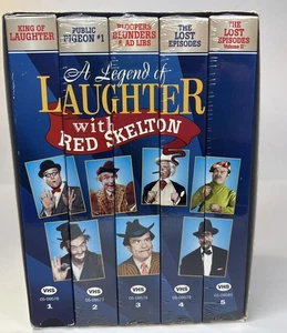 A Legend of Laughter With Red Skeleton VHS Collectors Set 5 All But One Sealed - Picture 1 of 16