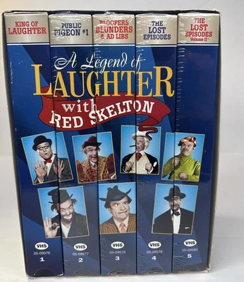 A Legend of Laughter With Red Skeleton VHS Collectors Set 5 All But One Sealed - Image 1 of 4