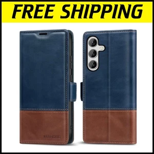 Multi-Functional Kickstand Wallet Case for Samsung Galaxy S24 with RFID Blocking - Photo 1 sur 9