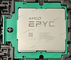 Processeur CPU serveur AMD EPYC Genoa 9754 2,25-3,1 GHz 128 cœurs 256 threads 360 W - Photo 1/3