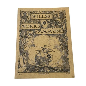 Wills Tobacco Works Magazine Vol. 9 November 1939 No. 71 WWII H.M Forces List - Picture 1 of 6