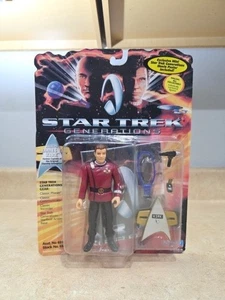 Nueva figura de acción Star Trek Generations Captain Kirk 5" 1994 Playmates - Imagen 1 de 2