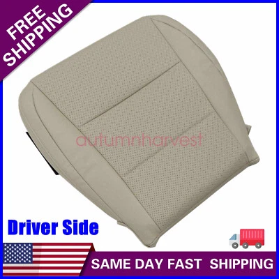 For 2013 2014 2015-2018 LEXUS ES350 ES300h Driver Bottom Leather Seat Cover Tan - Image 1 of 4