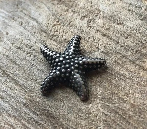 Vintage Sterling silver 3d starfish charm pendant - Picture 1 of 3