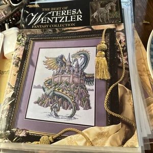 The Best of Teresa Wentzler Fantasy Collection Cross Stitch Book 97 Pages OOP - Picture 1 of 11