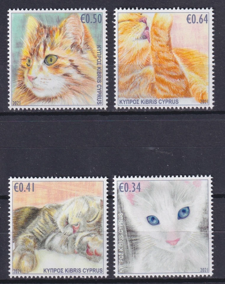 Chipre 2021 Fauna, Gatos MNH** Foto 1 de 1