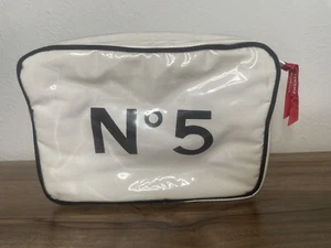 Vintage Vintage 1988 Chanel No 5 Zip Pouch Tasche Makeup Reise Kosmetikkoffer selten - Bild 1 von 12