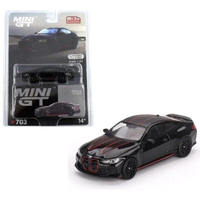 BMW M4 CSL - black - MiJo - Mini GT 1:64