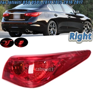 Right Side Tail Light Rear Brake Lamp For Infiniti Q50 Q50s 2014 2015 2016 2017 - Picture 1 of 14