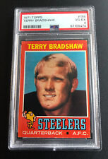 TERRY BRADSHAW 1971 Topps #156 PSA 4 ROOKIE CARD PITTSBURGH STEELERS HOF