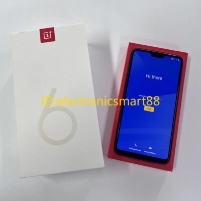 OnePlus 6 64/128GB ROM Dual SIM Android 6.28" Smartphone New seal Midnight Black - Image 1 of 4