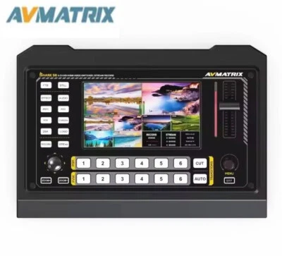 AVMATRIX Shark S6 SDI HDMI 6-Channel PTZ Control Video Switcher Live Streaming - Image 1 of 4